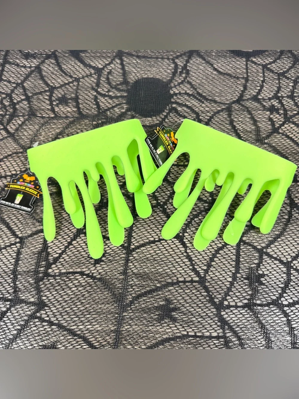 NEW Target Bullseye Playground Green Slime Halloween Tumbler Sleeves